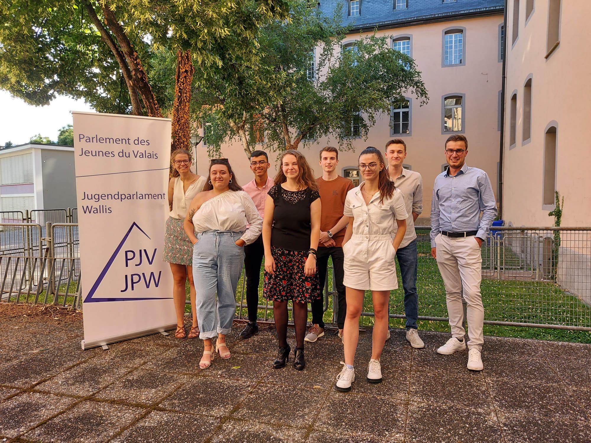 Le Parlement des Jeunes du Valais a un nouveau comité